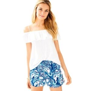 Lilly Pulitzer Katia Short Indigo Keep on Trunkin Size Small